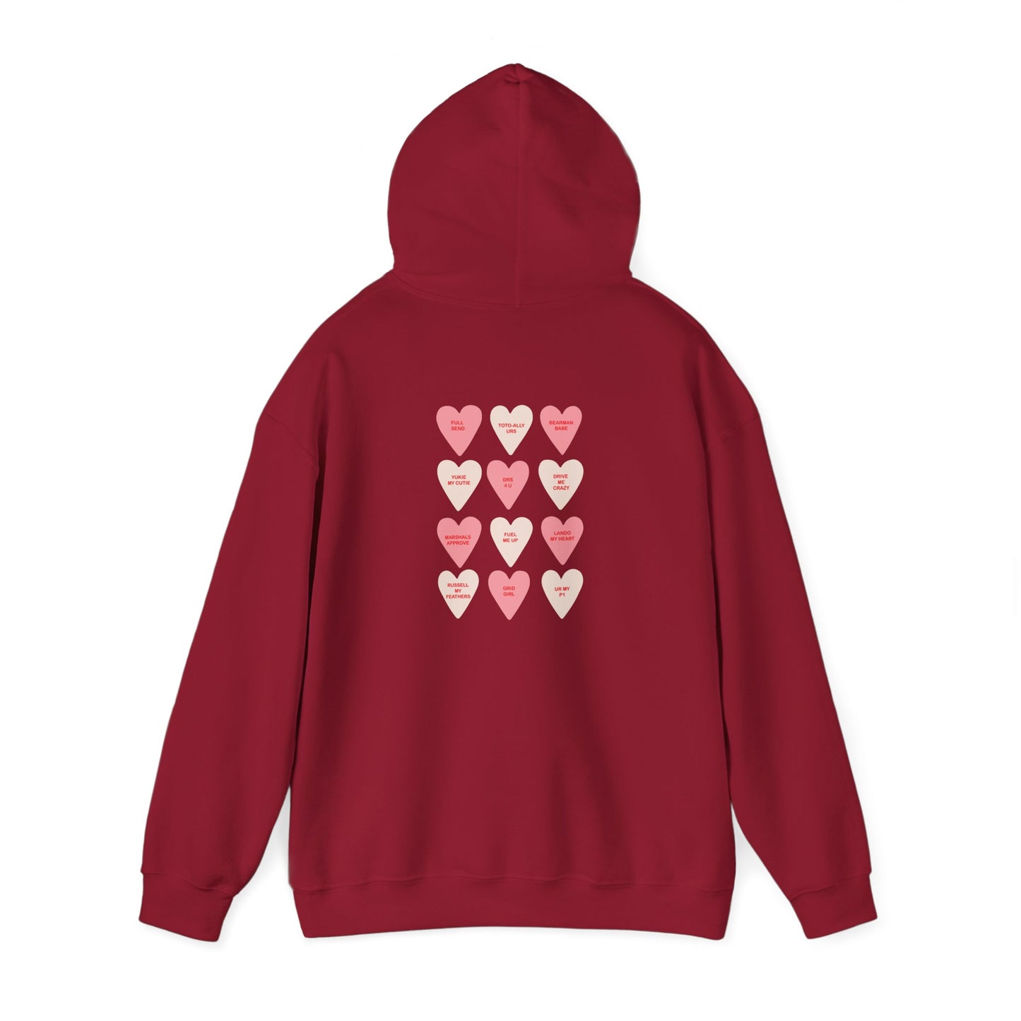 Candy F1 Hearts Hoodie