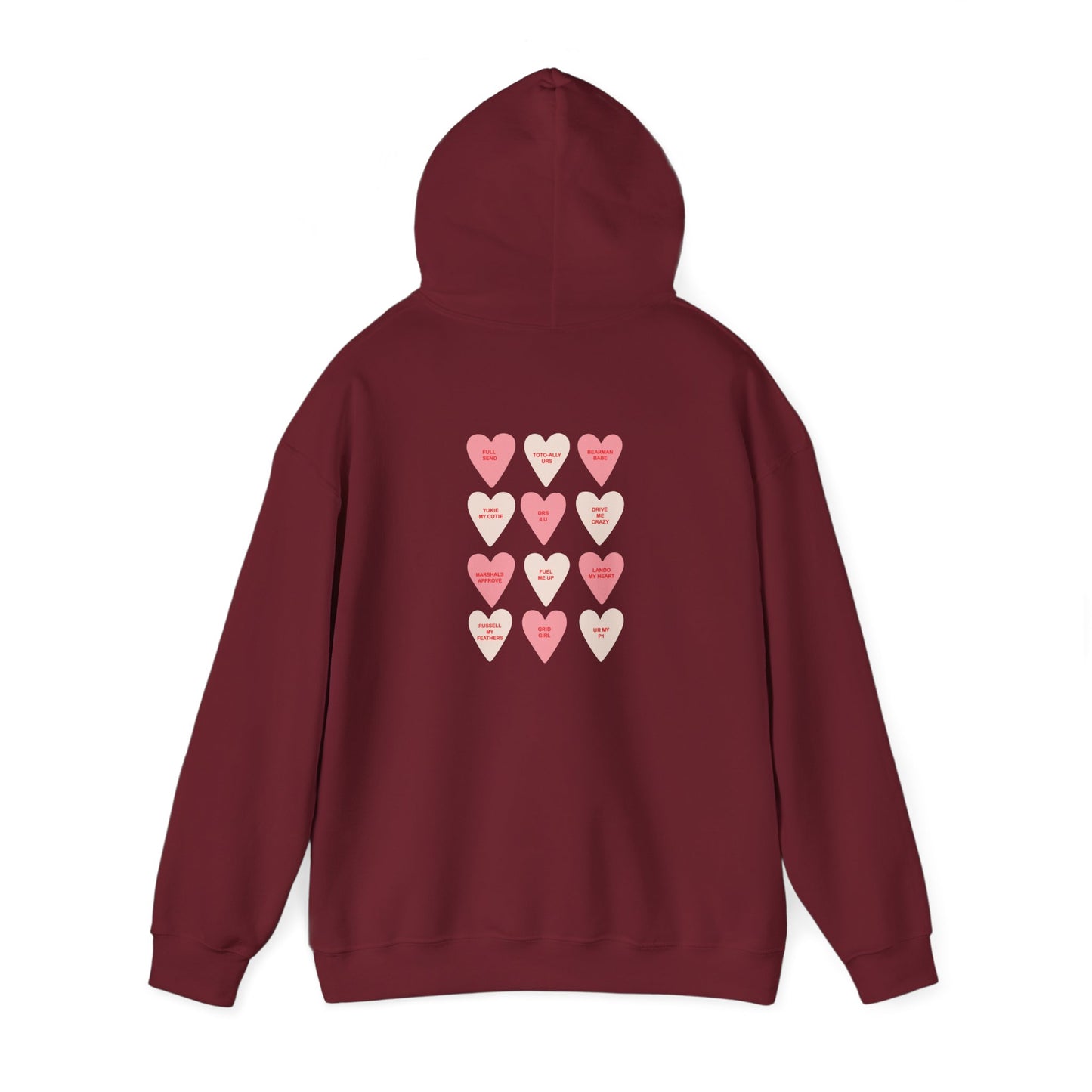 Candy F1 Hearts Hoodie