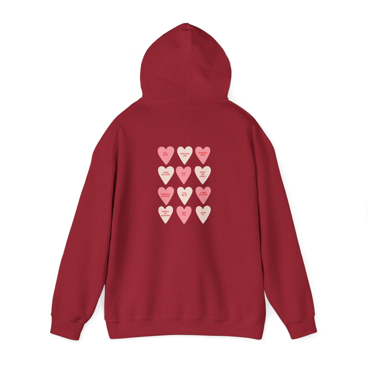 Candy F1 Hearts Hoodie